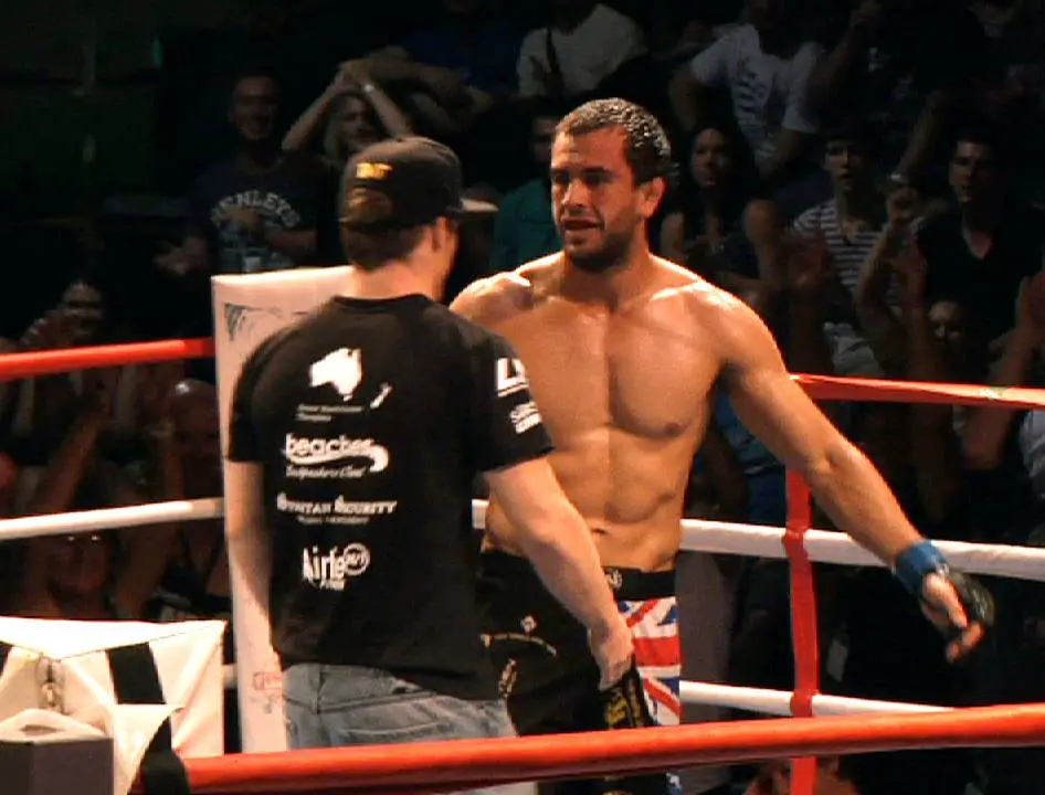 Anton Zafir post-fight Airlie Fight Night 2